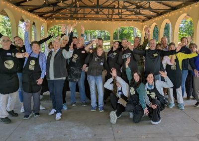 Group photo of the Empty Bowls Event Team